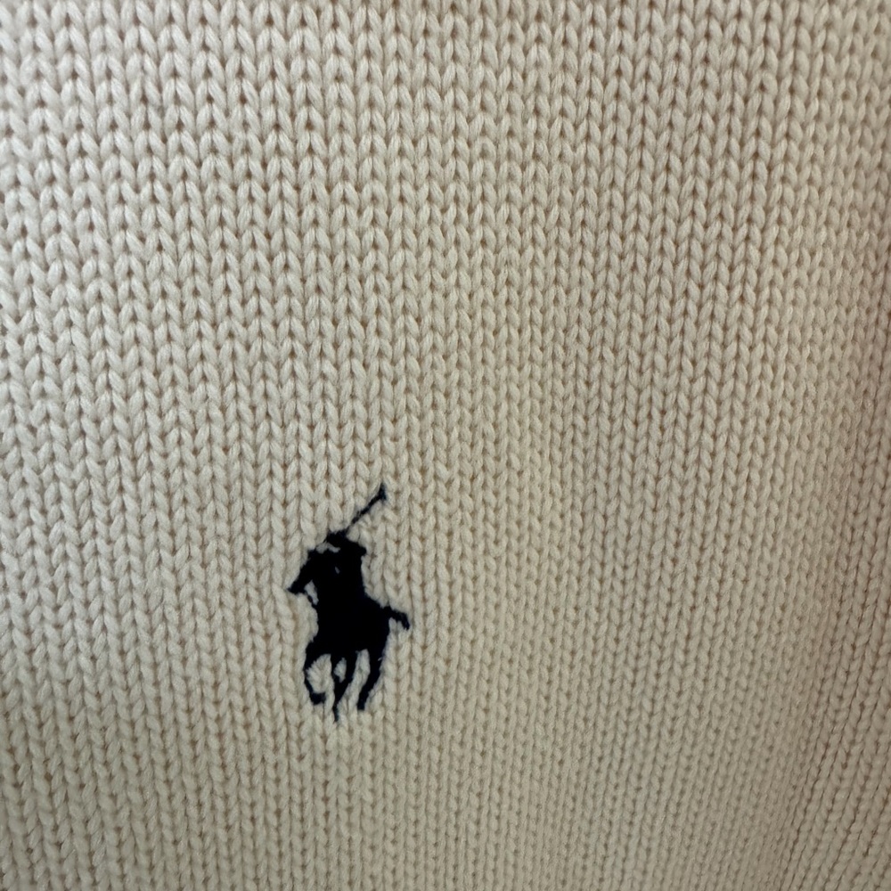🤍 Ralph Lauren Sport Cream Cable-Knit Zip-Up Sweater 🤍 - Picture 6 of 10